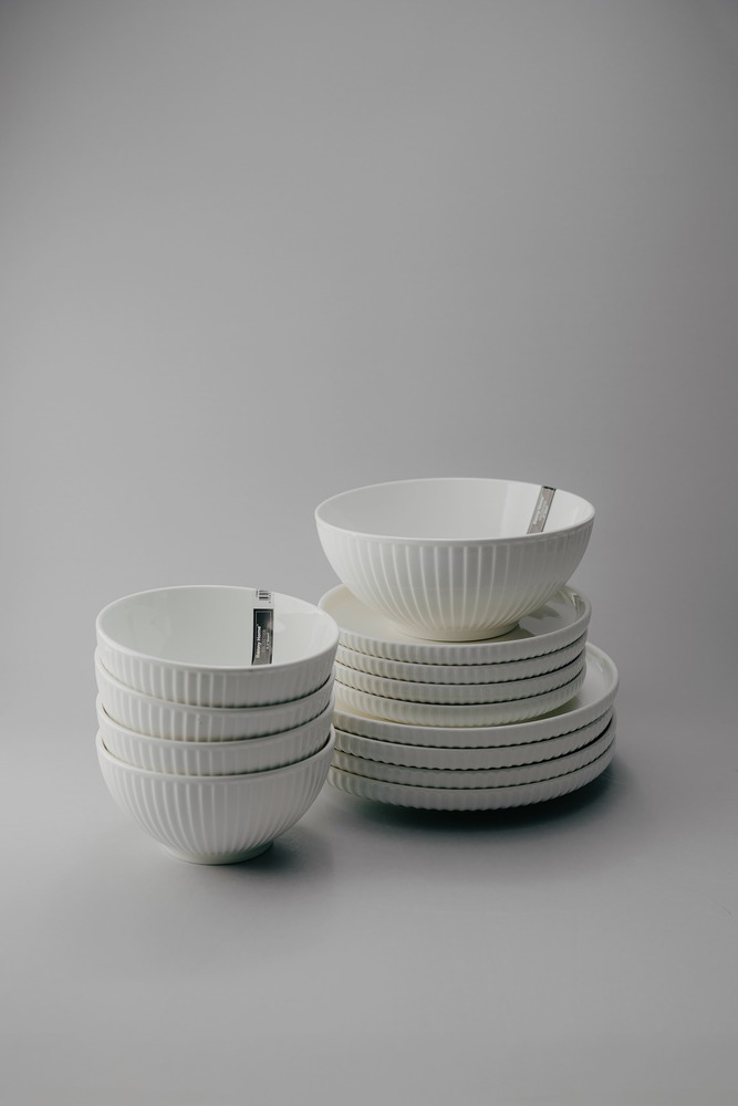 Комплект из 19 предметов на 6 персон Белый Наборы посуды Столовая посуда Столовая Для дома