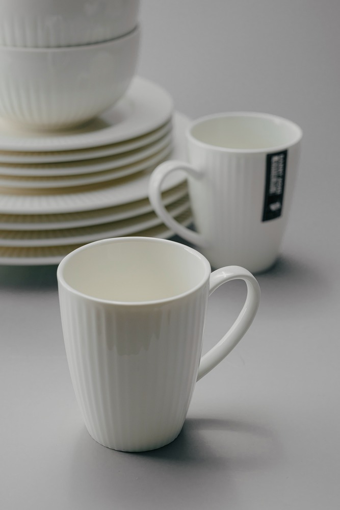 Комплект из 16 предметов на 4 персоны Белый Наборы посуды Столовая посуда Столовая Для дома