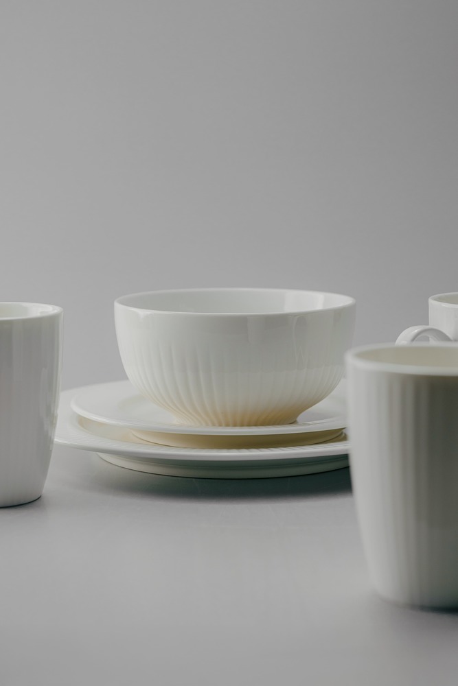 Комплект из 16 предметов на 4 персоны Белый Наборы посуды Столовая посуда Столовая Для дома