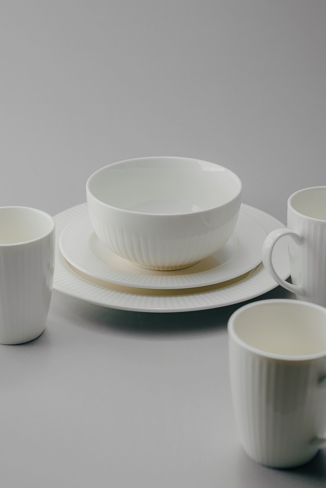 Комплект из 24 предметов на 6 персон Белый Наборы посуды Столовая посуда Столовая Для дома