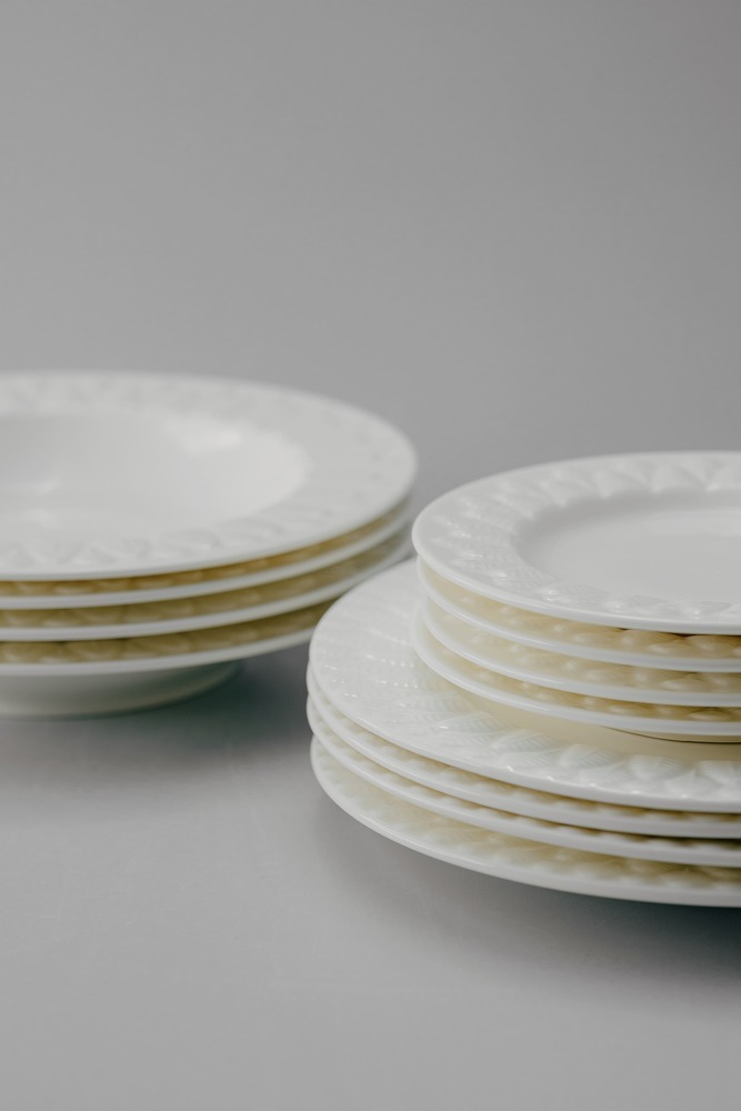 Комплект из 18 предметов на 6 персон Белый Наборы посуды Столовая посуда Столовая Для дома