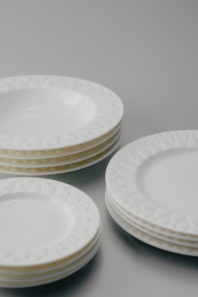 Комплект из 18 предметов на 6 персон Белый Наборы посуды Столовая посуда Столовая Для дома