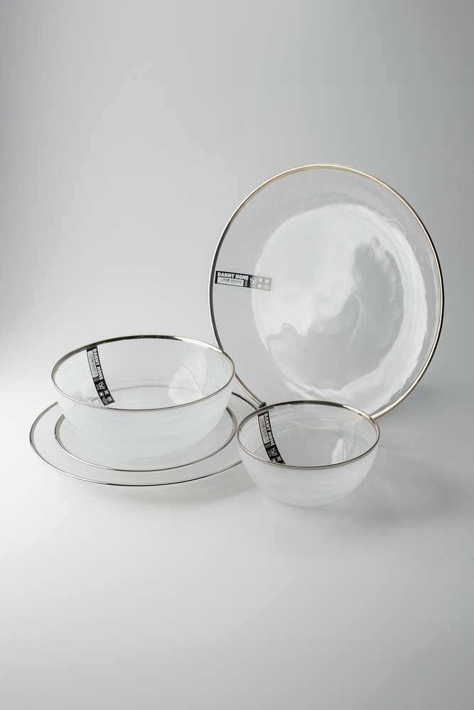 Комплект из 25 предметов на 6 персон Белый Наборы посуды Столовая посуда Столовая Для дома