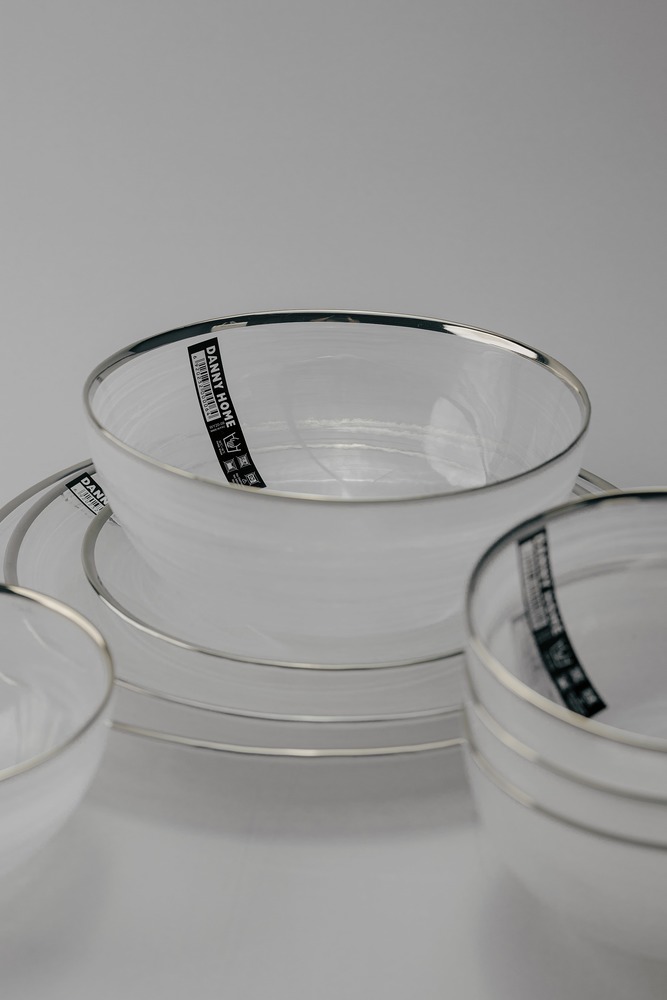 Комплект из 25 предметов на 6 персон Белый Наборы посуды Столовая посуда Столовая Для дома