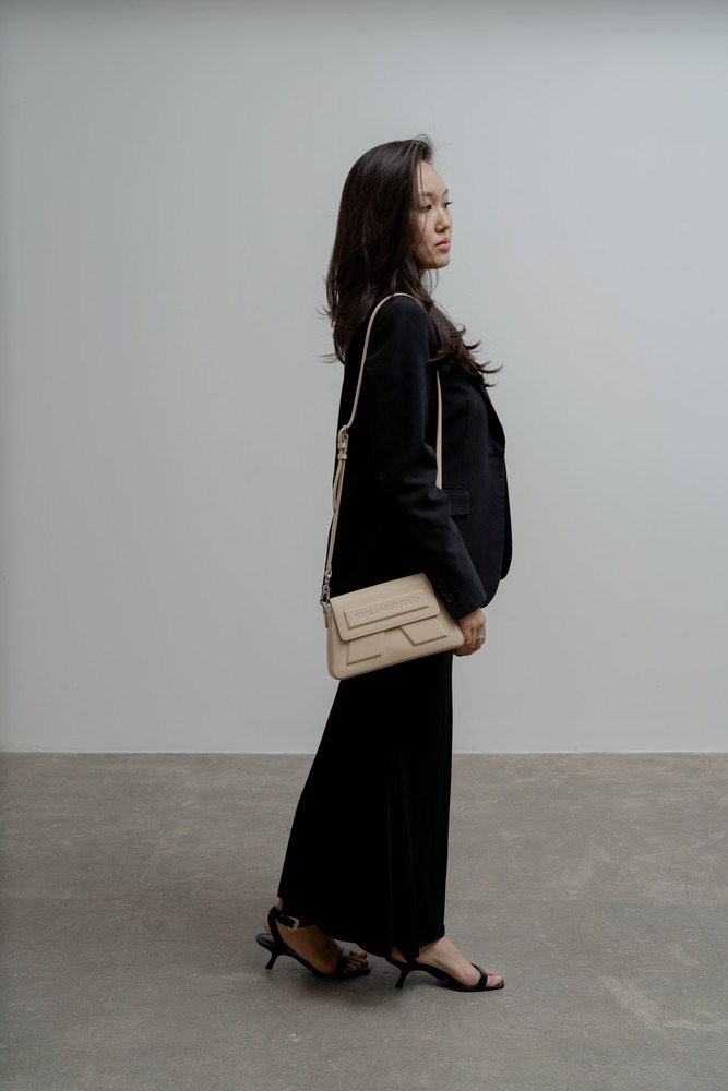 Сумка через плечо Бежевый Сумки через плечо Сумки Женщинам