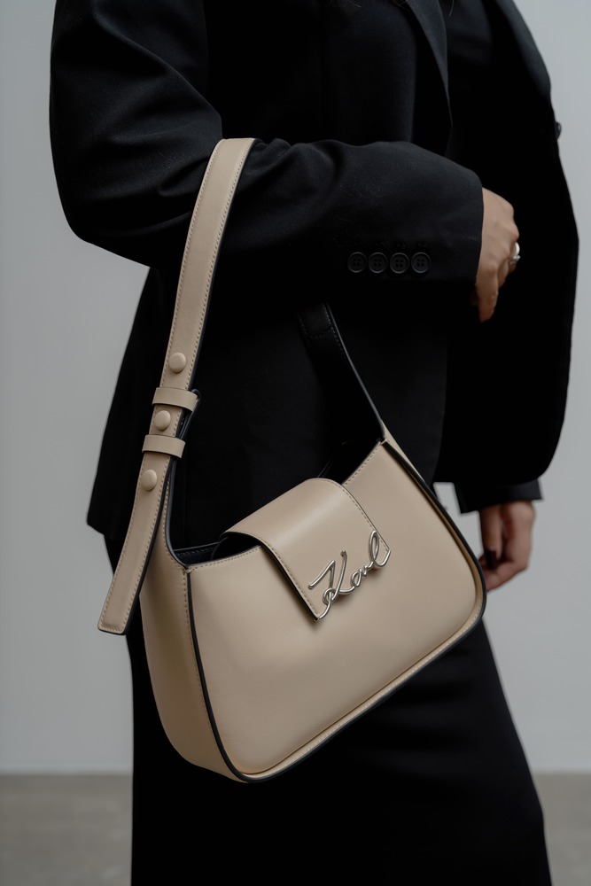 Наплечная сумка Бежевый Багет Сумки Женщинам