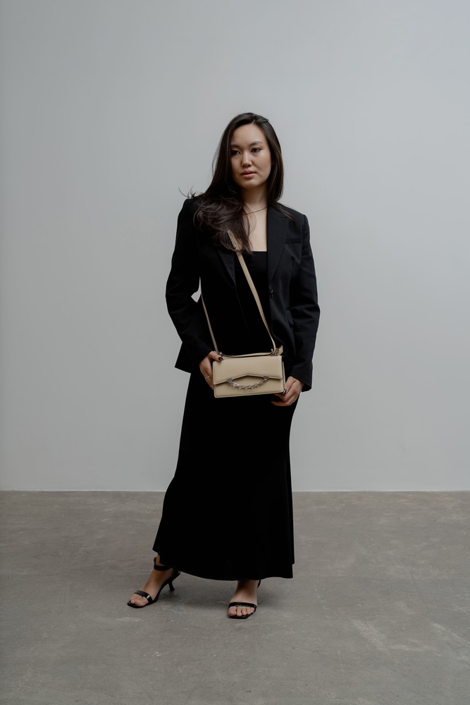 Сумка через плечо Бежевый Сумки через плечо Сумки Женщинам