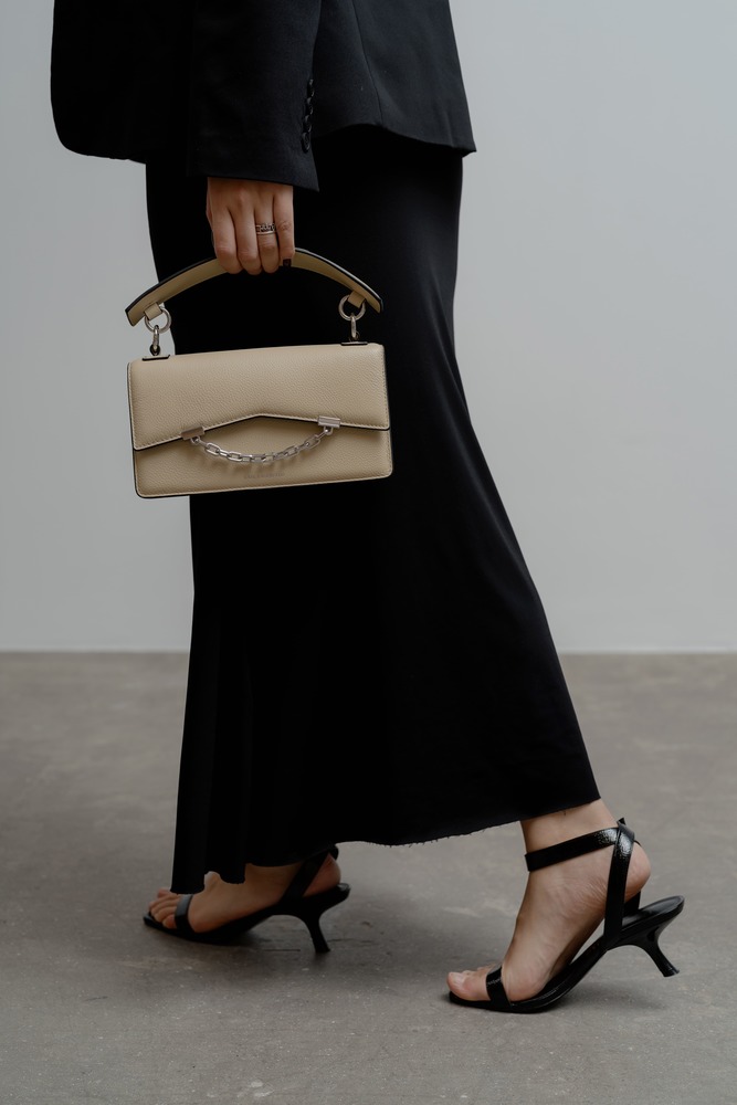 Сумка через плечо Бежевый Сумки через плечо Сумки Женщинам