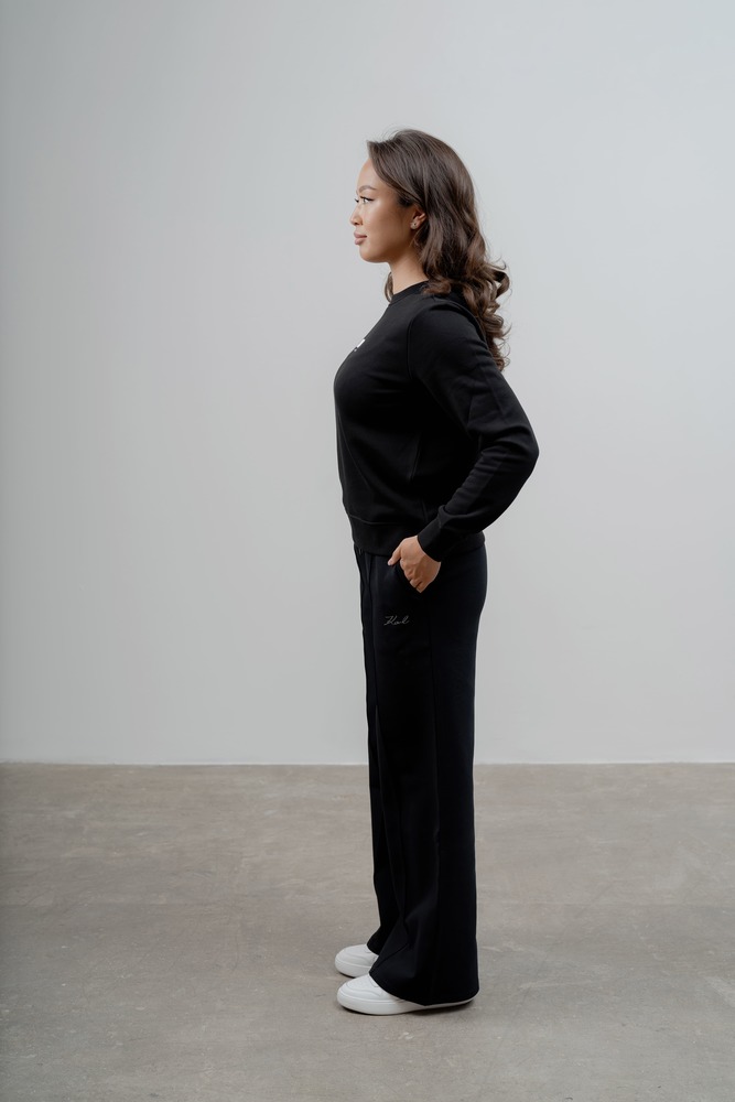 Штаны Черный Штаны Одежда Женщинам