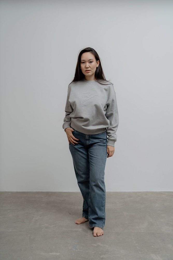 Толстовка Серый Толстовки Одежда Женщинам