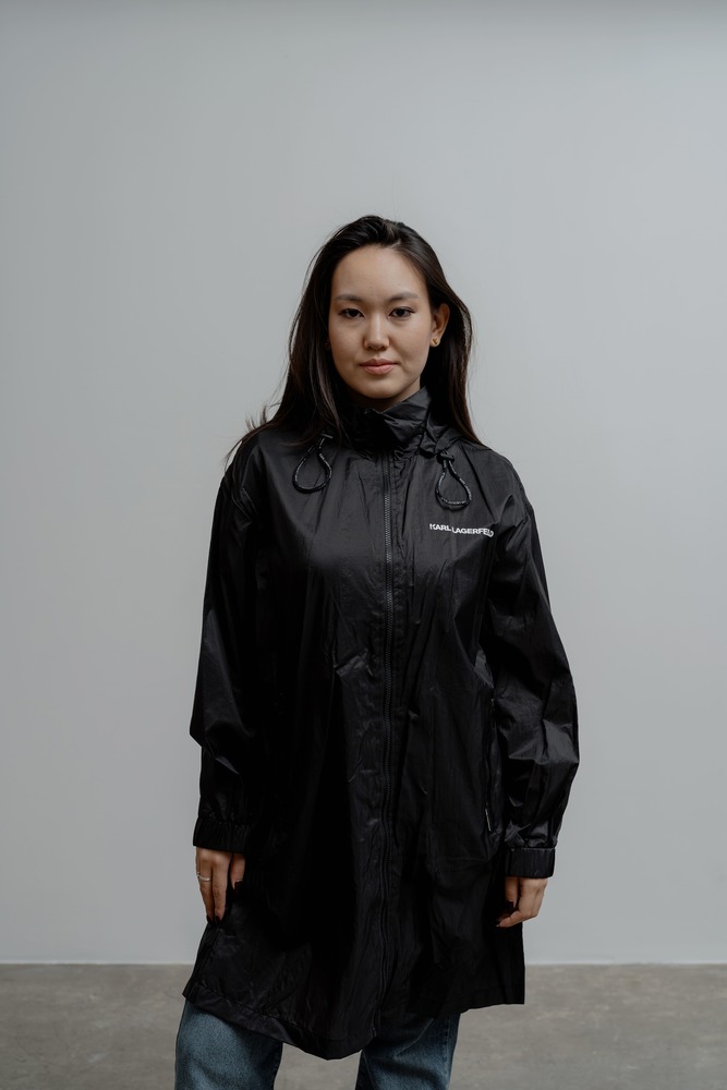 Дождевик Черный Дождевики Одежда Женщинам