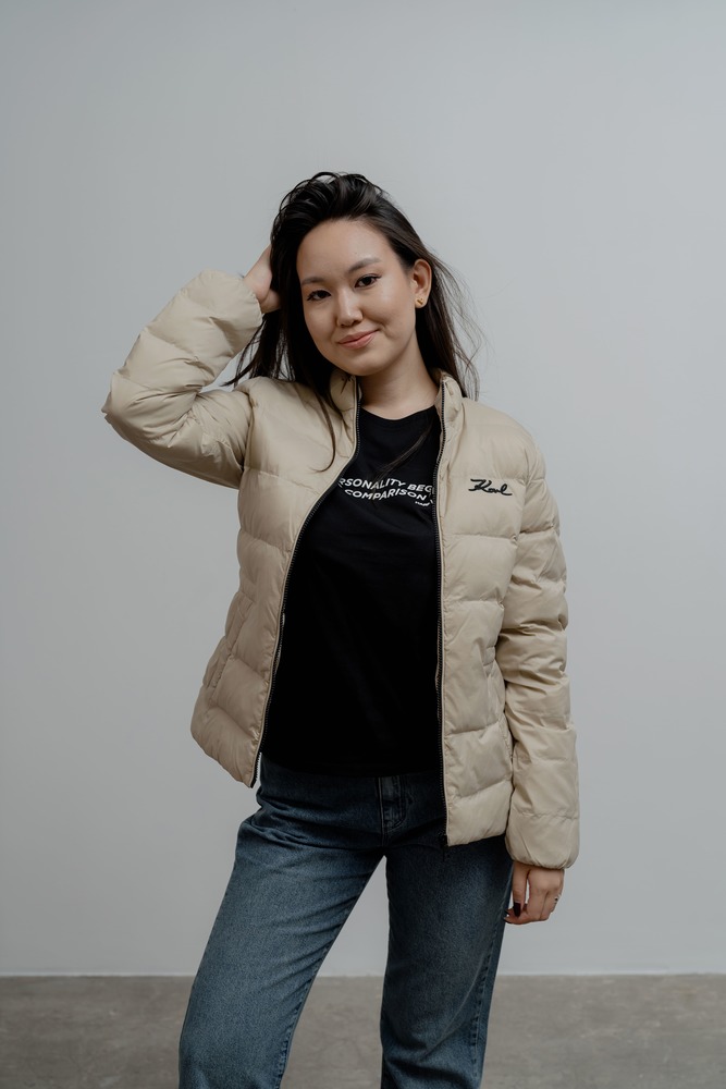 Куртка Бежевый Куртки Одежда Женщинам