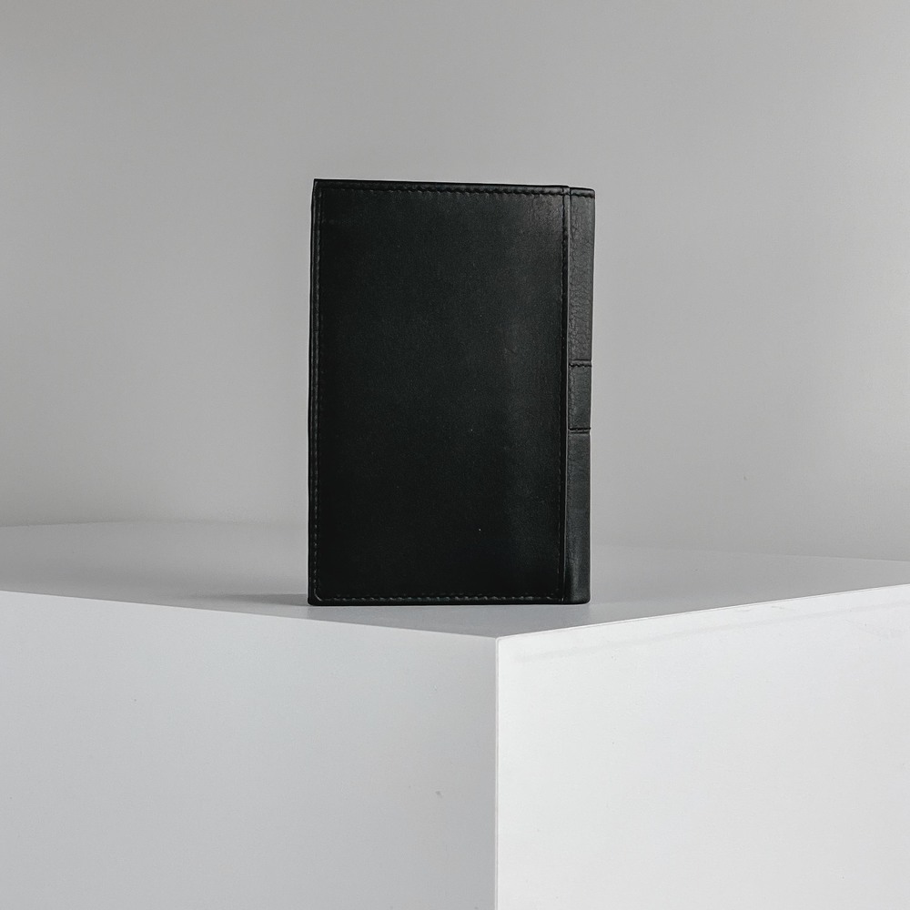 Вертикальное портмоне Черный Портмоне Мужчинам