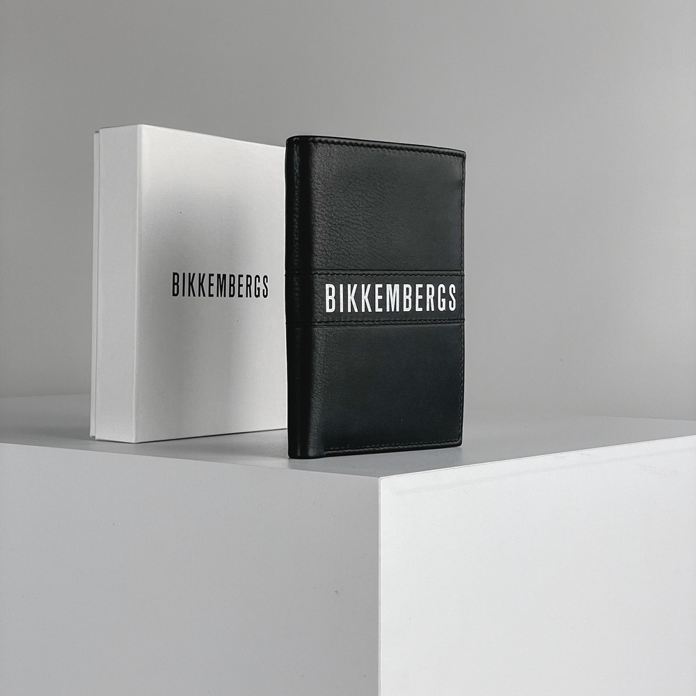 Вертикальное портмоне Черный Портмоне Мужчинам