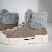 Кроссовки с мехом Бежевый Кроссовки Обувь Женщинам