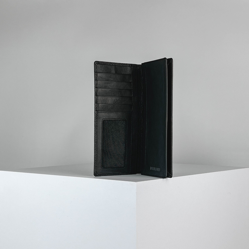 Вертикальное портомоне Черный Портмоне Мужчинам