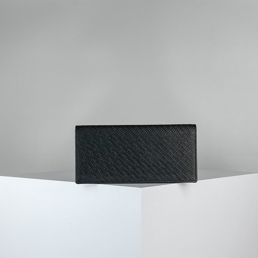 Вертикальное портомоне Черный Портмоне Мужчинам