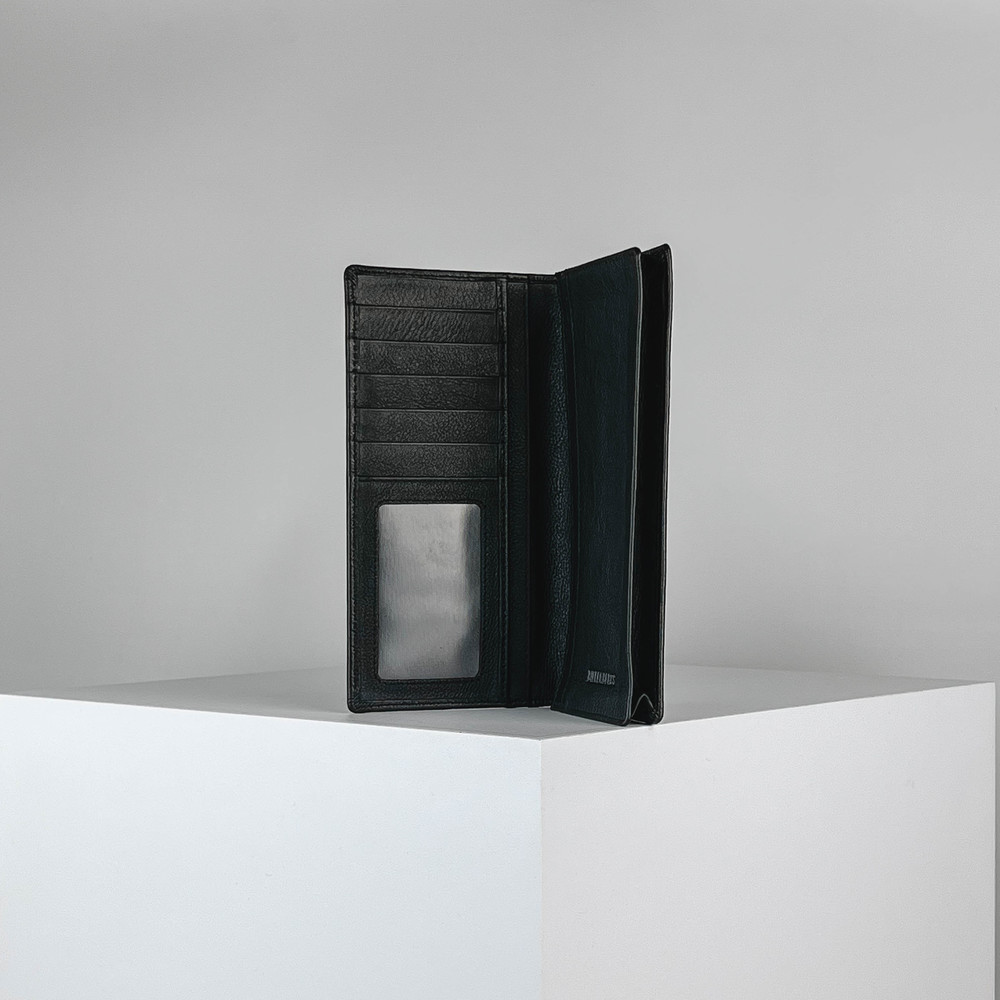 Вертикальное портомоне Черный Портмоне Мужчинам