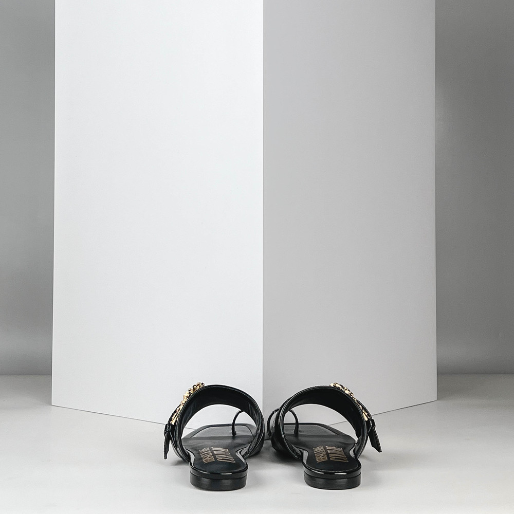 Босоножки Черный Босоножки Обувь Женщинам