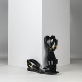 Босоножки Черный Босоножки Обувь Женщинам