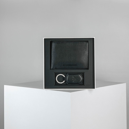 Подарочный набор Черный Портмоне Мужчинам