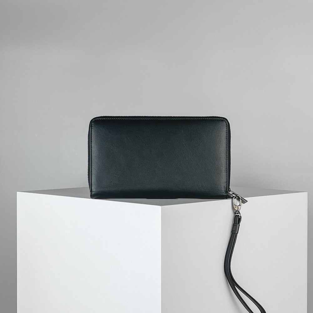 Мужской клатч Черный Борсетка Мужчинам