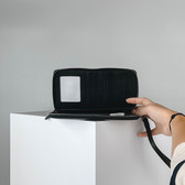 Мужской клатч Черный Борсетка Мужчинам