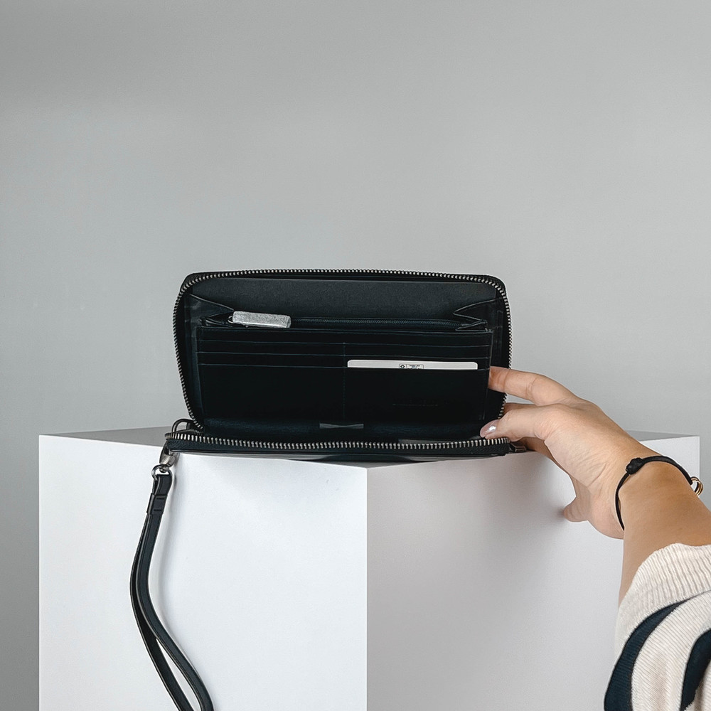 Мужской клатч Черный Борсетка Мужчинам