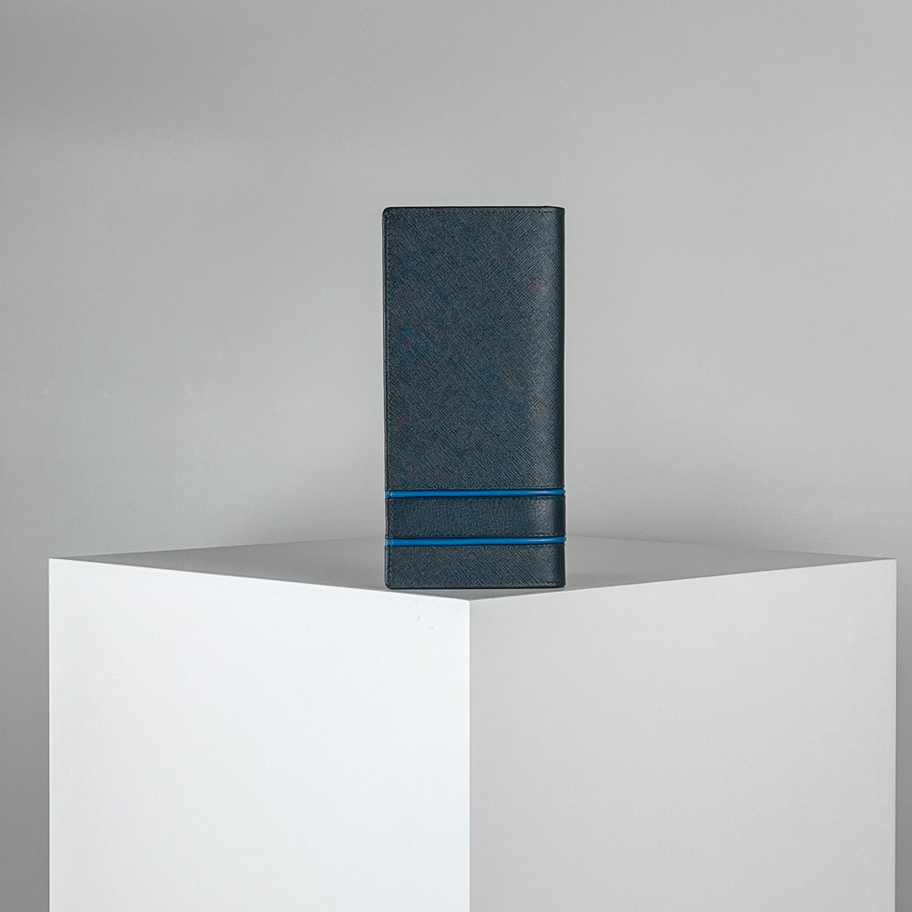 Вертикальное портмоне Синий Портмоне Мужчинам