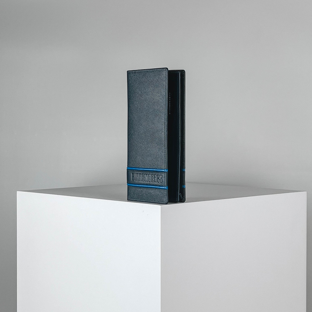 Вертикальное портмоне Синий Портмоне Мужчинам