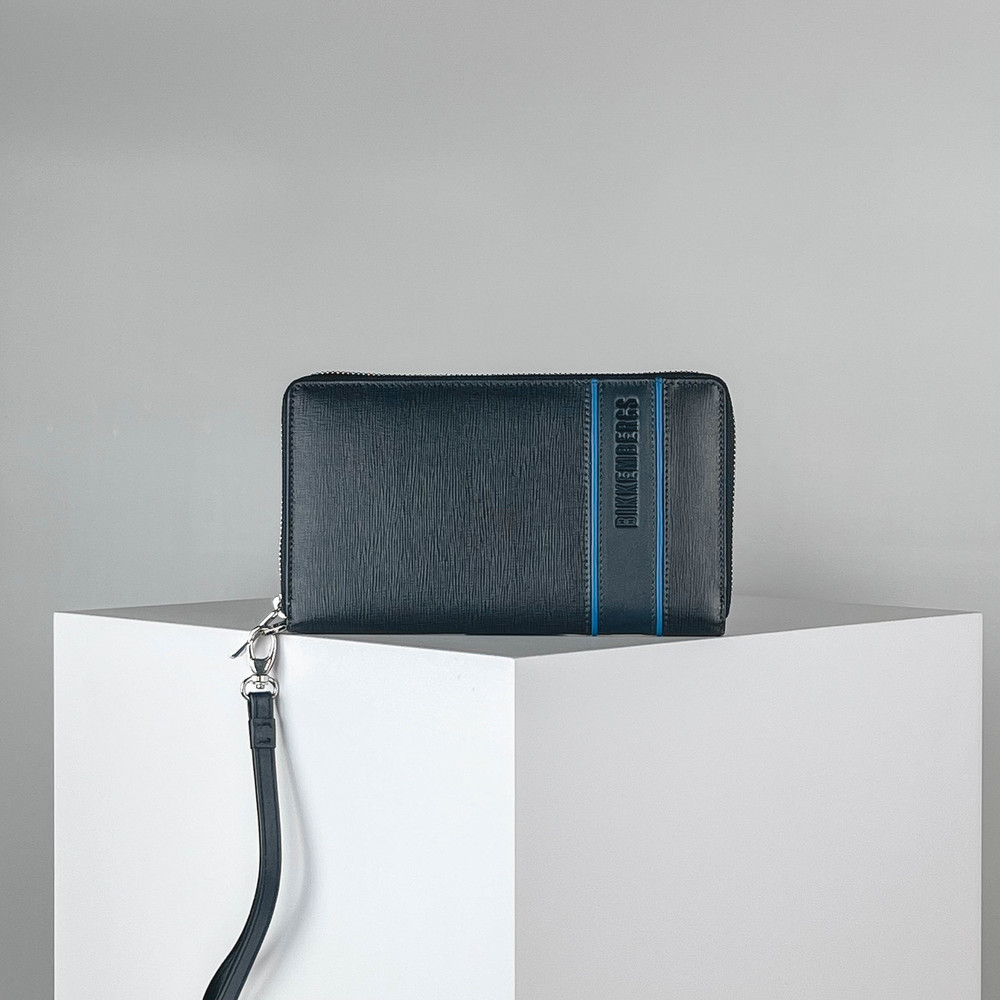 Мужской клатч Синий Борсетка Мужчинам