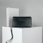 Мужской клатч Черный Борсетка Мужчинам