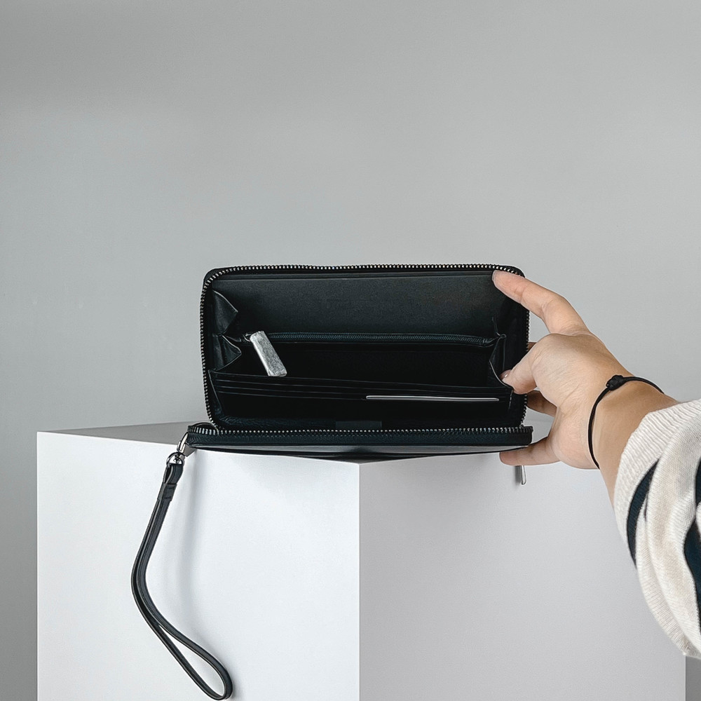 Мужской клатч Черный Борсетка Мужчинам