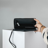 Мужской клатч Черный Борсетка Мужчинам