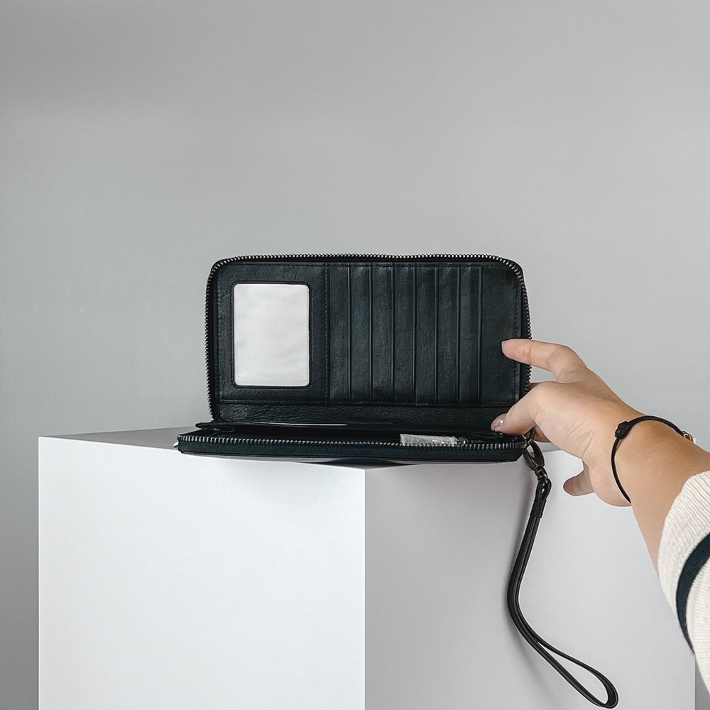 Мужской клатч Черный Борсетка Мужчинам