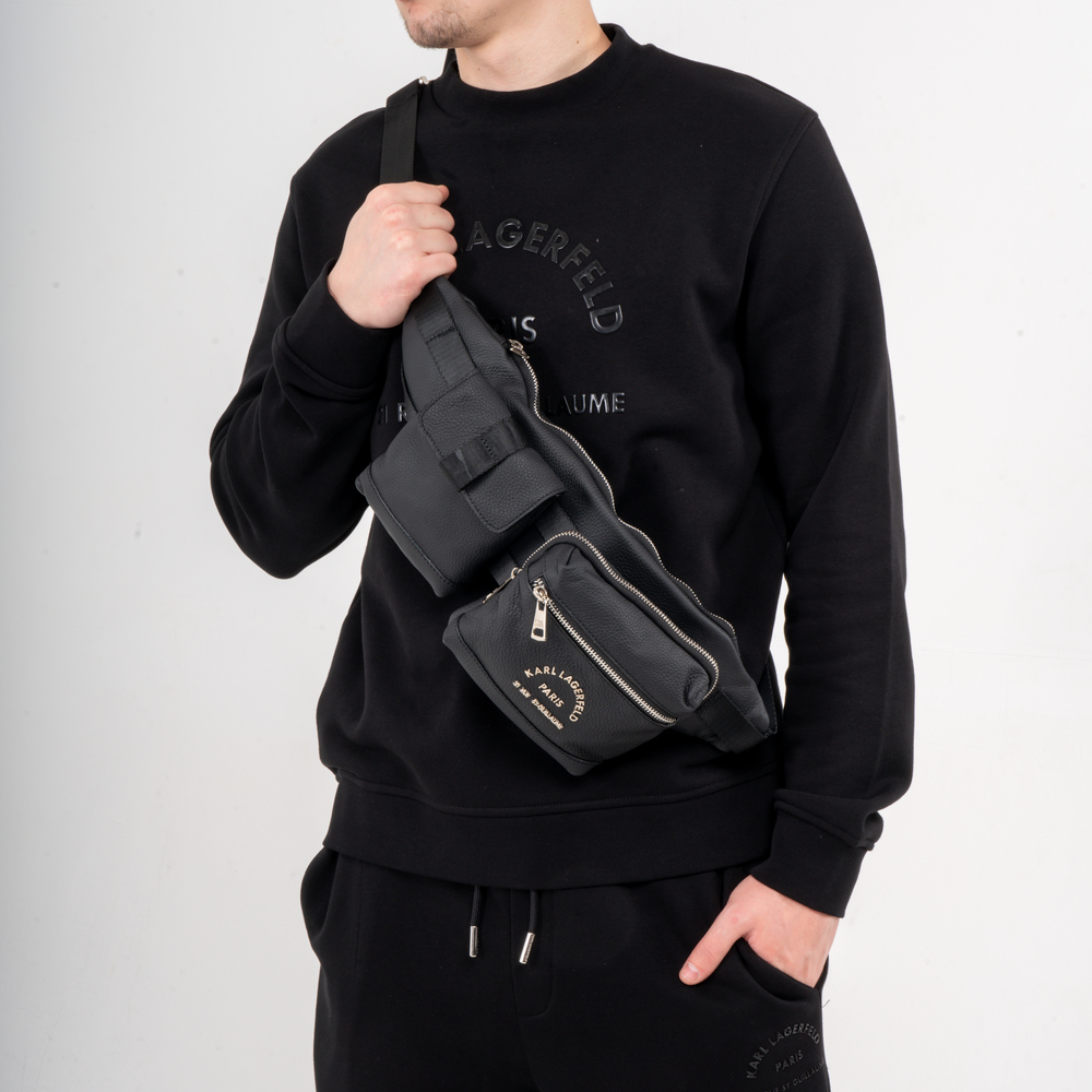 Поясная сумка Черный Поясные сумки Сумки Мужчинам