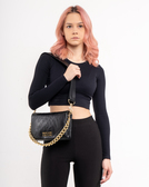 Сумка через плечо Черный Сумки через плечо Сумки Женщинам