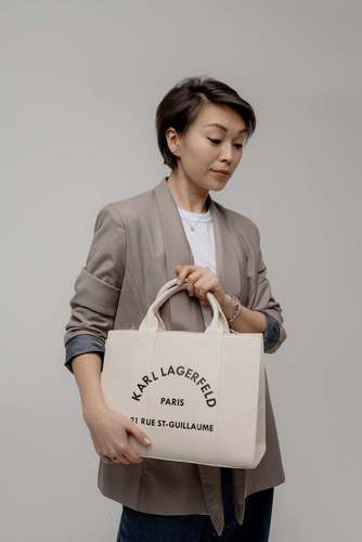 Сумка-тоут Бежевый Сумки-тоут Сумки Женщинам