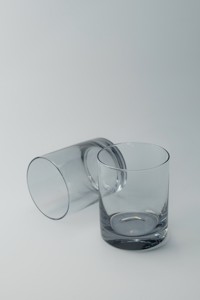 Комплект стаканов Серый Стаканы Стеклянная посуда Для дома Олд фэшн Стаканы Посуда для напитков HoReCa