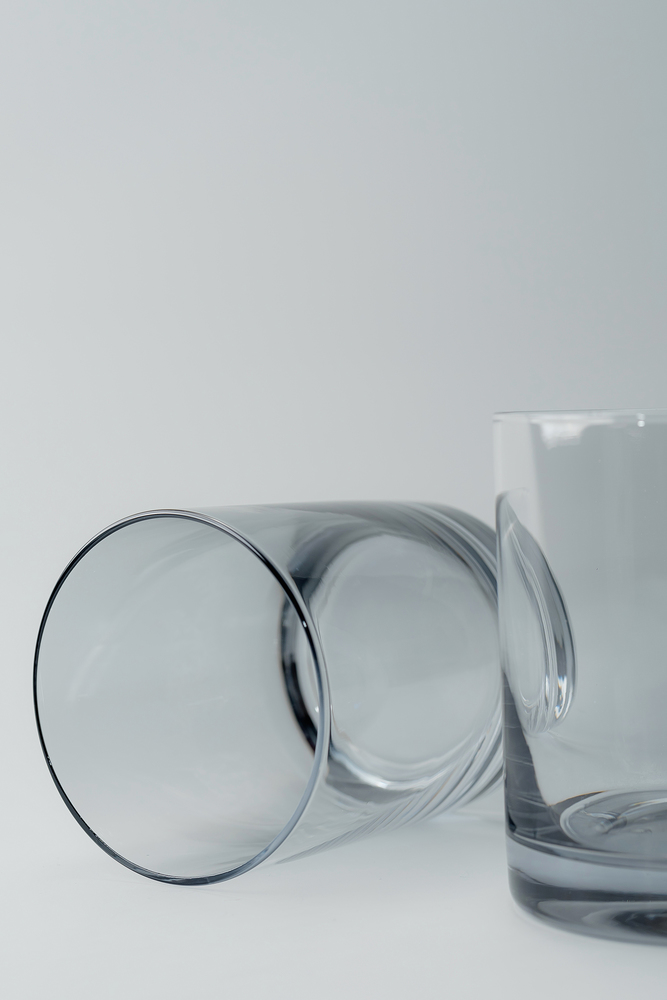 Комплект стаканов Серый Стаканы Стеклянная посуда Для дома Олд фэшн Стаканы Посуда для напитков HoReCa