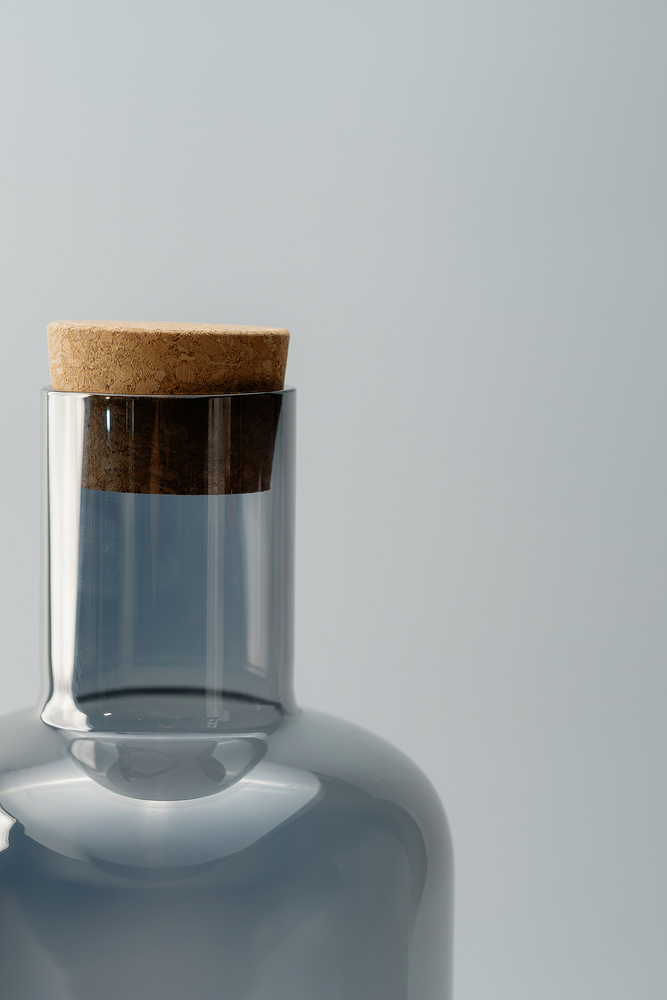 Кувшин Серый Бутылки и кувшины Стеклянная посуда Для дома Кувшины Посуда для напитков HoReCa