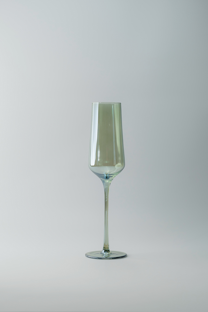 Комплект бокалов Зеленый Бокалы Стеклянная посуда Для дома Фужеры для шампанского Бокалы и фужеры Посуда для напитков HoReCa