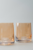 Комплект стаканов Оранжевый Стаканы Стеклянная посуда Для дома Олд фэшн Стаканы Посуда для напитков HoReCa