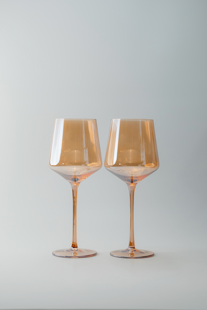 Комплект бокалов Оранжевый Бокалы Стеклянная посуда Для дома Бокалы для вина Бокалы и фужеры Посуда для напитков HoReCa