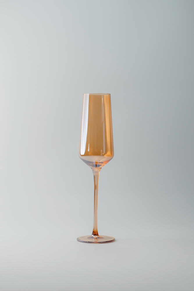 Комплект бокалов Оранжевый Бокалы Стеклянная посуда Для дома Фужеры для шампанского Бокалы и фужеры Посуда для напитков HoReCa