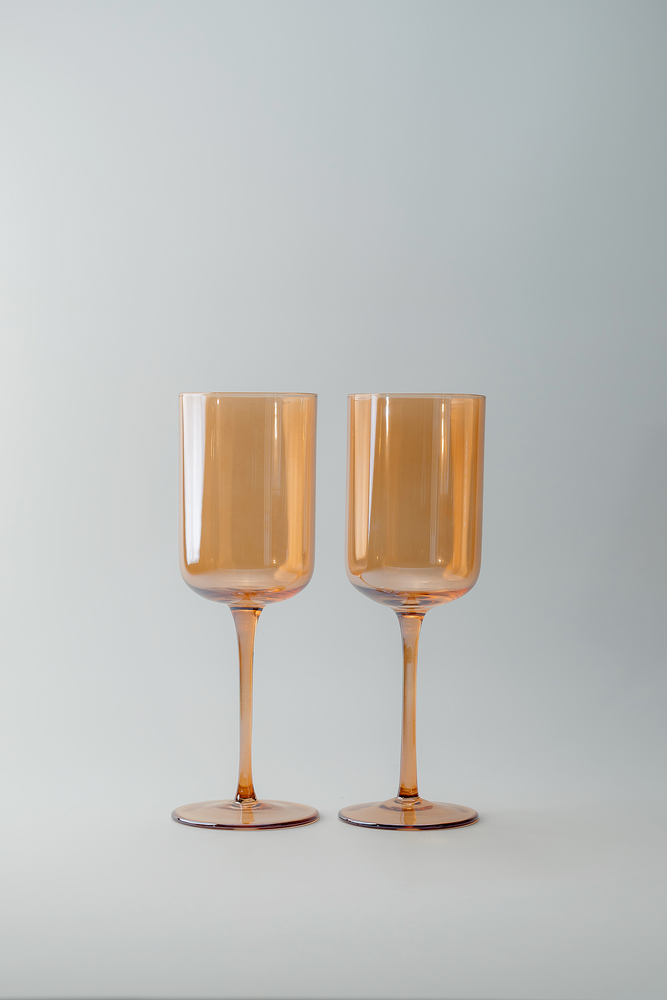 Комплект бокалов Оранжевый Бокалы Стеклянная посуда Для дома Бокалы для вина Бокалы и фужеры Посуда для напитков HoReCa