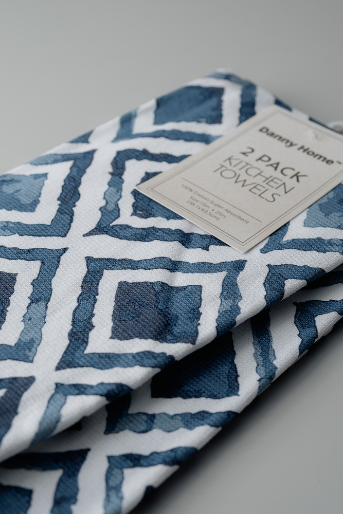 Комплект полотенец Синий Кухонный текстиль Кухня Для дома