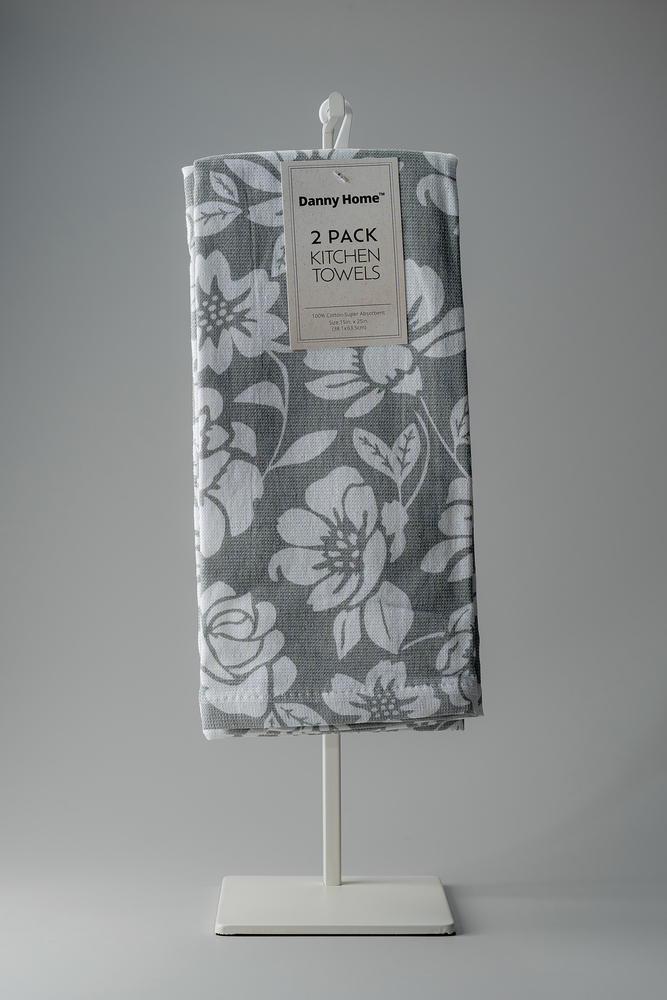 Комплект полотенец Серый Кухонный текстиль Кухня Для дома