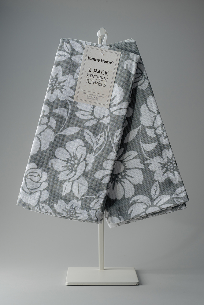 Комплект полотенец Серый Кухонный текстиль Кухня Для дома