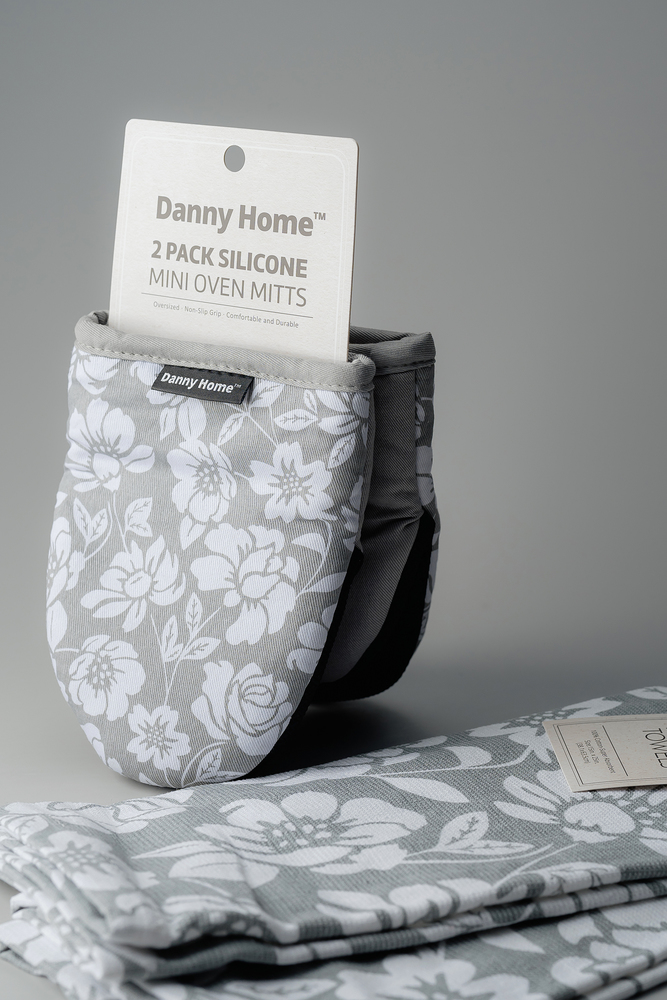 Комплект полотенец Серый Кухонный текстиль Кухня Для дома